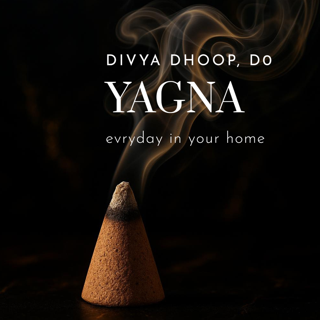 "Divya Dhoop - do yagna evryday in your home made by Jagannath  Dham Soil | Natural Chandan